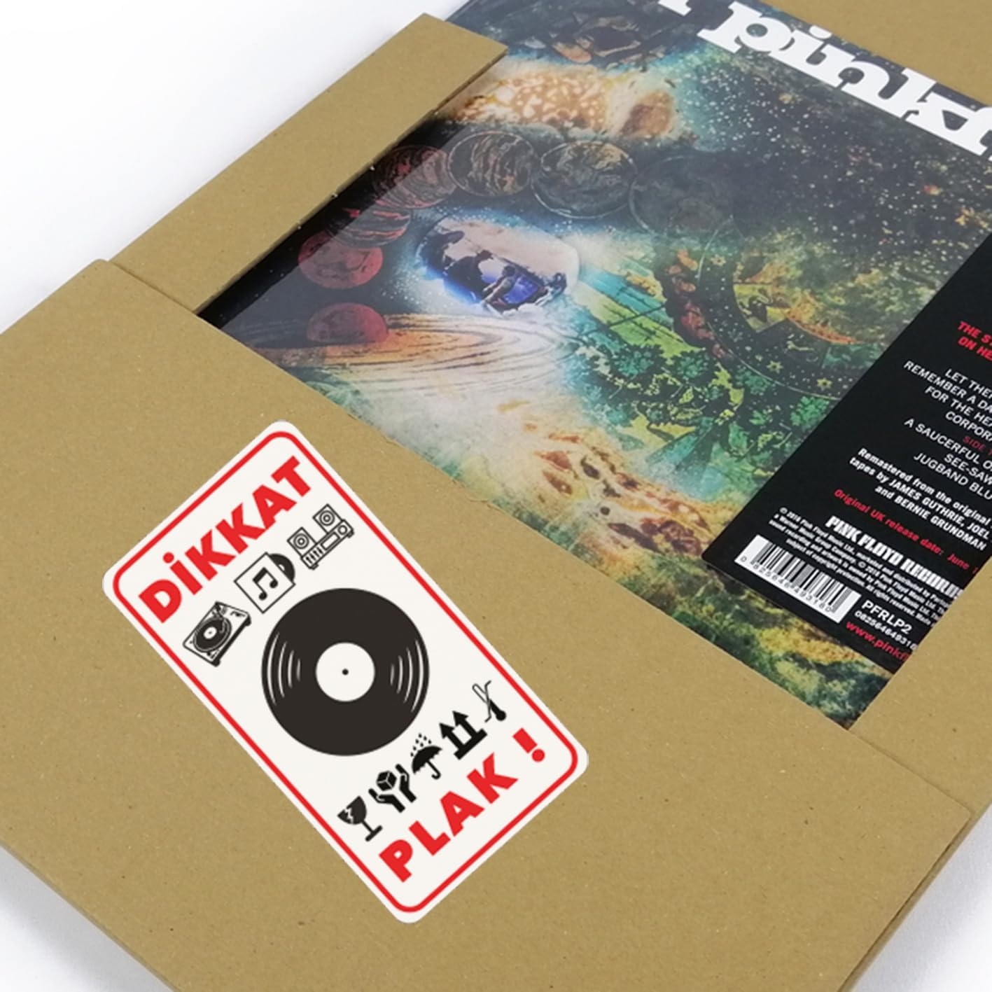 Dikkat ! Plak Etiketi (100 adet)