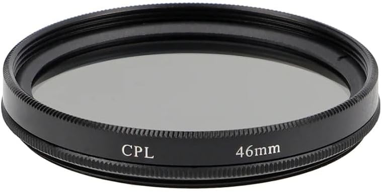 46mm CPL Polarize Filtre – Dairesel (Circular) Polarizasyon | Yansıma Azaltıcı | Metal Çerçeve | Renk Doygunluğu Artırıcı
