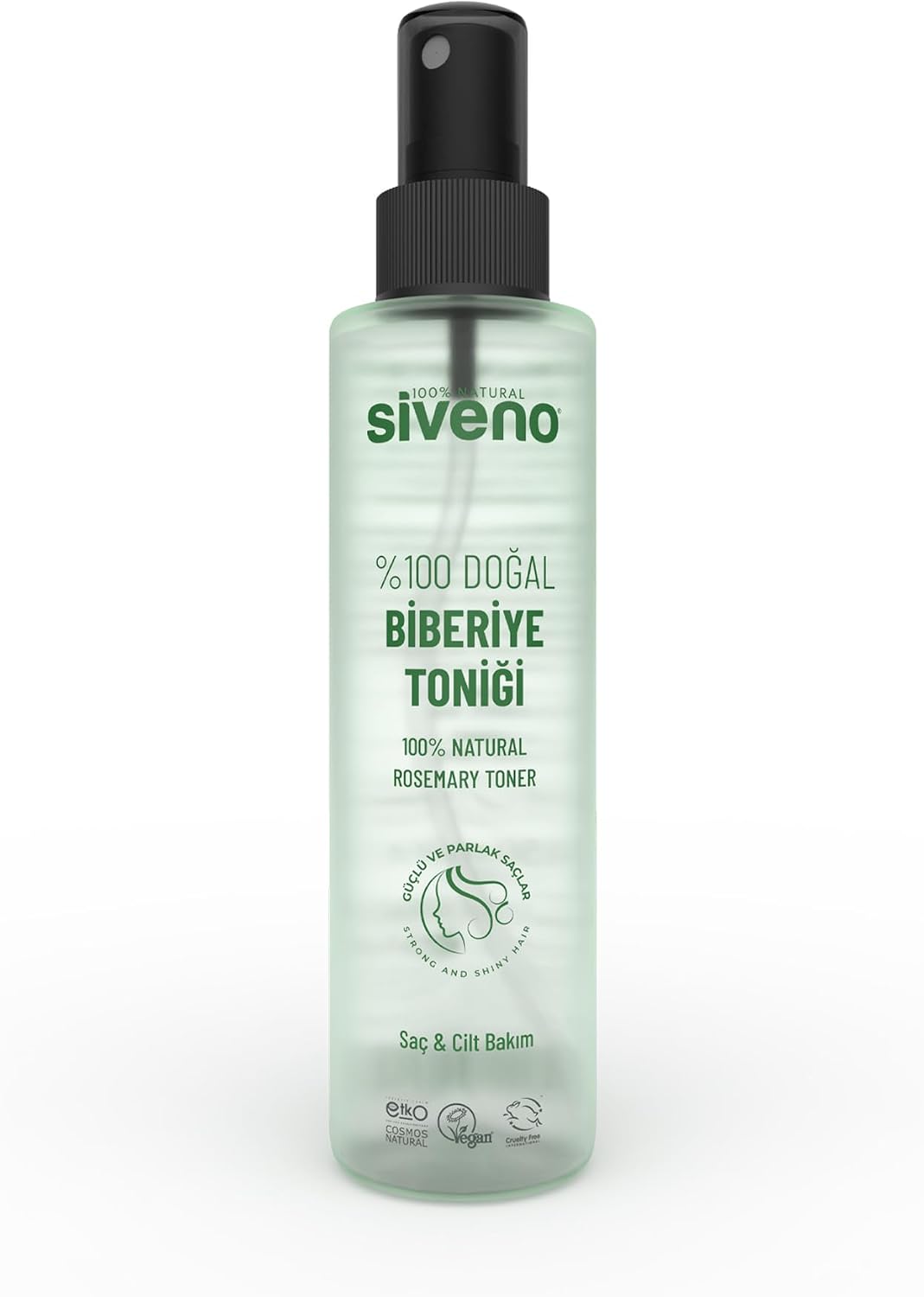 %100 Doğal Biberiye Suyu Saç Dökülmesi Karşıtı ve Hızlı Saç Uzatma Etkili Saç Toniği 150 ml