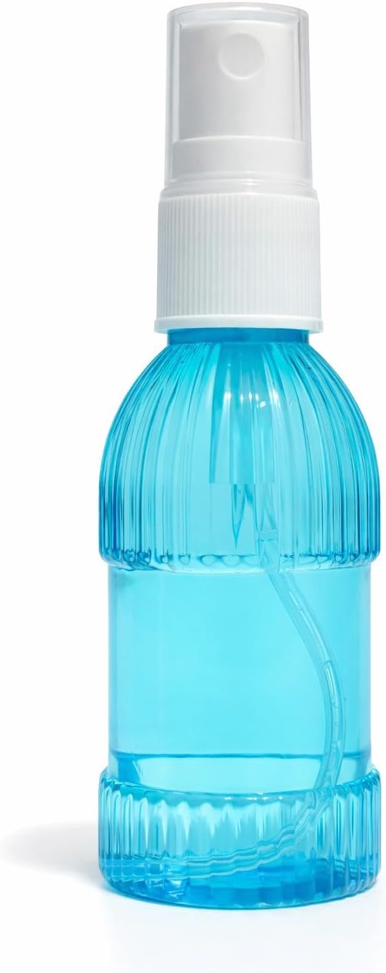 2 Adet Okyanus Mavisi Rengi Boş Plastik Şişe 50 ML Kolonya Söz Nişan Düğün Nikah Paw18Mavi