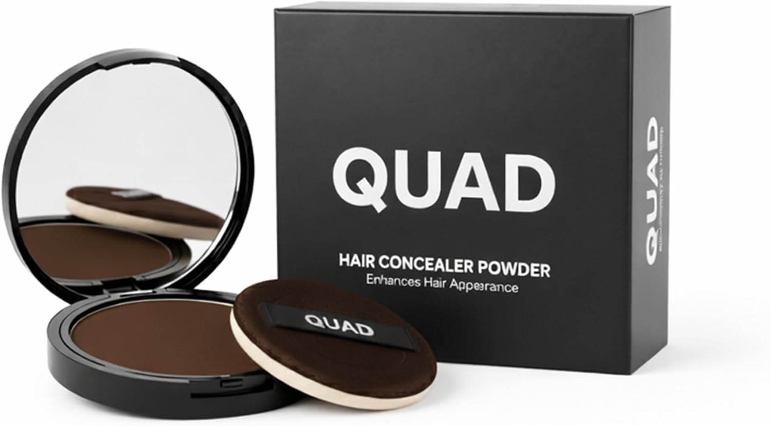 Saç Kapatıcı Pudra, Kahverengi, Unisex Saç ve Sakal Dolgunlaştırıcı, Doğal Görünüm, 12gr