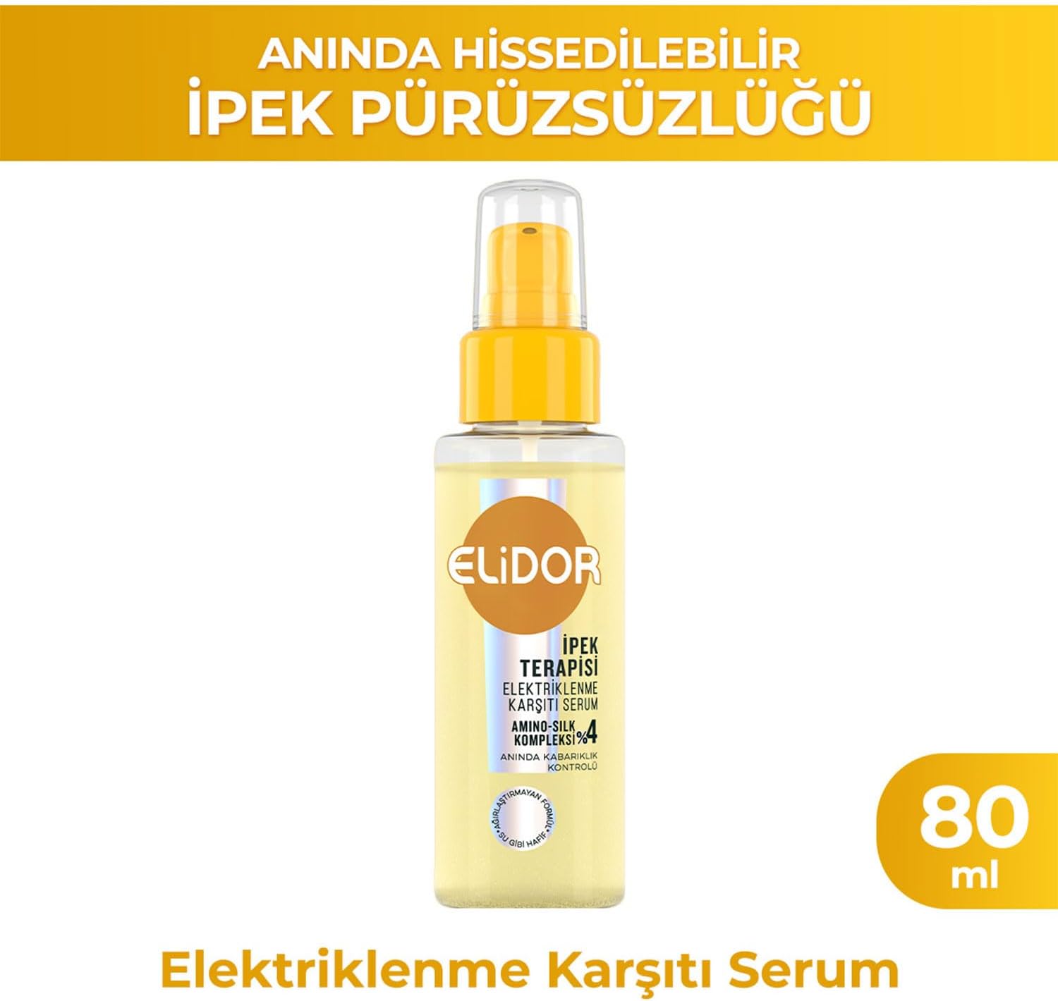Elektriklenme Karşıtı Serum İpek Terapisi 80 ml