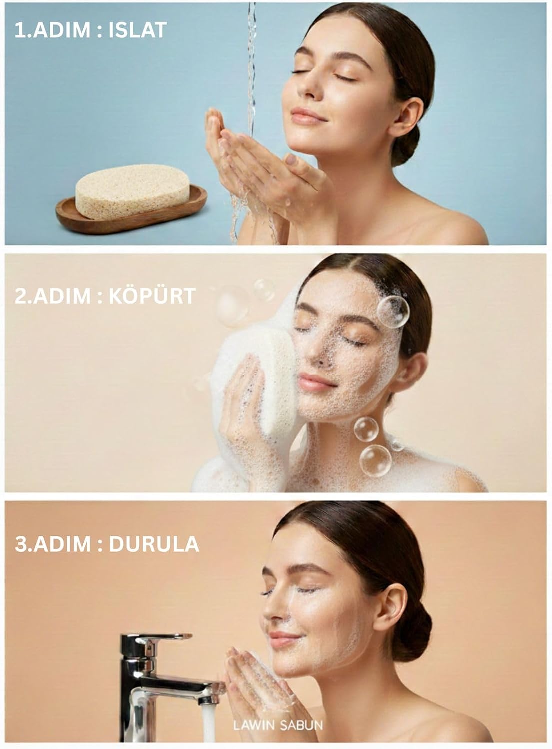Kabak Lifli Keçi Sütü Özlü Doğal Sabun – Besleyici ve Peeling Etkili Kalıp Sabun
