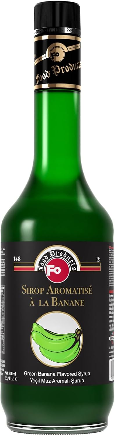 Yeşil Muz Aromalı Şurup 700 ml