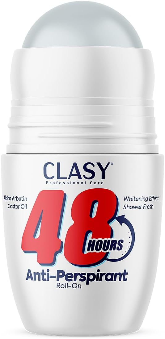 Anti-Terleme Roll-On Deodorant - Koyu Koltuk Altı Karşıtı, 48 Saat Koruma, Alpha Arbutin & Hint Yağı, Beyazlatıcı Etki, Ferah Koku, 50 ml