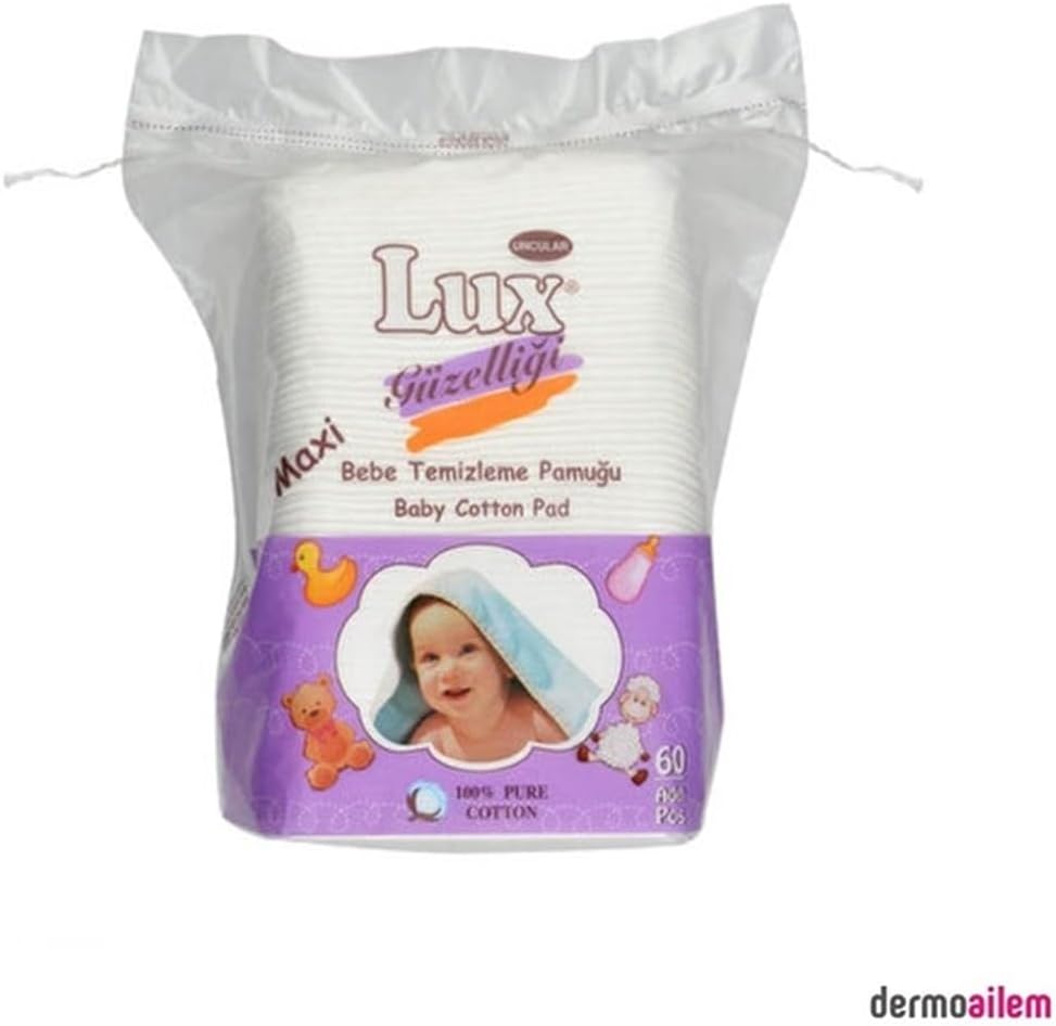 LUX maxi bebe temizleme pamuğu 60'lı