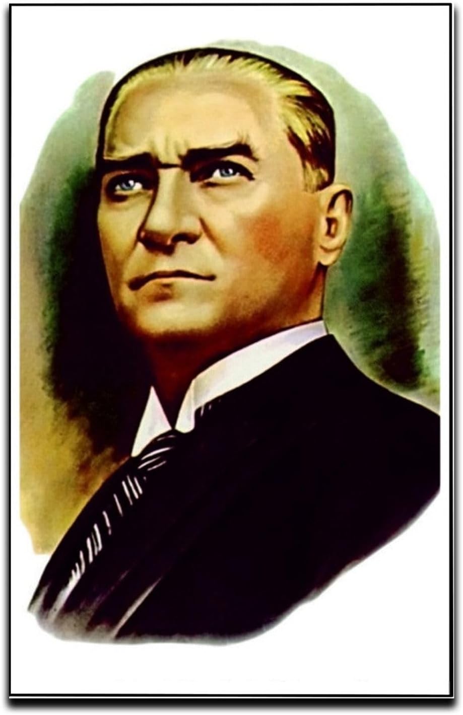 ZC Bayrak Mustafa Kemal Atatürk Portre 200x300cm Raşel Dijital Baskı Bayrak