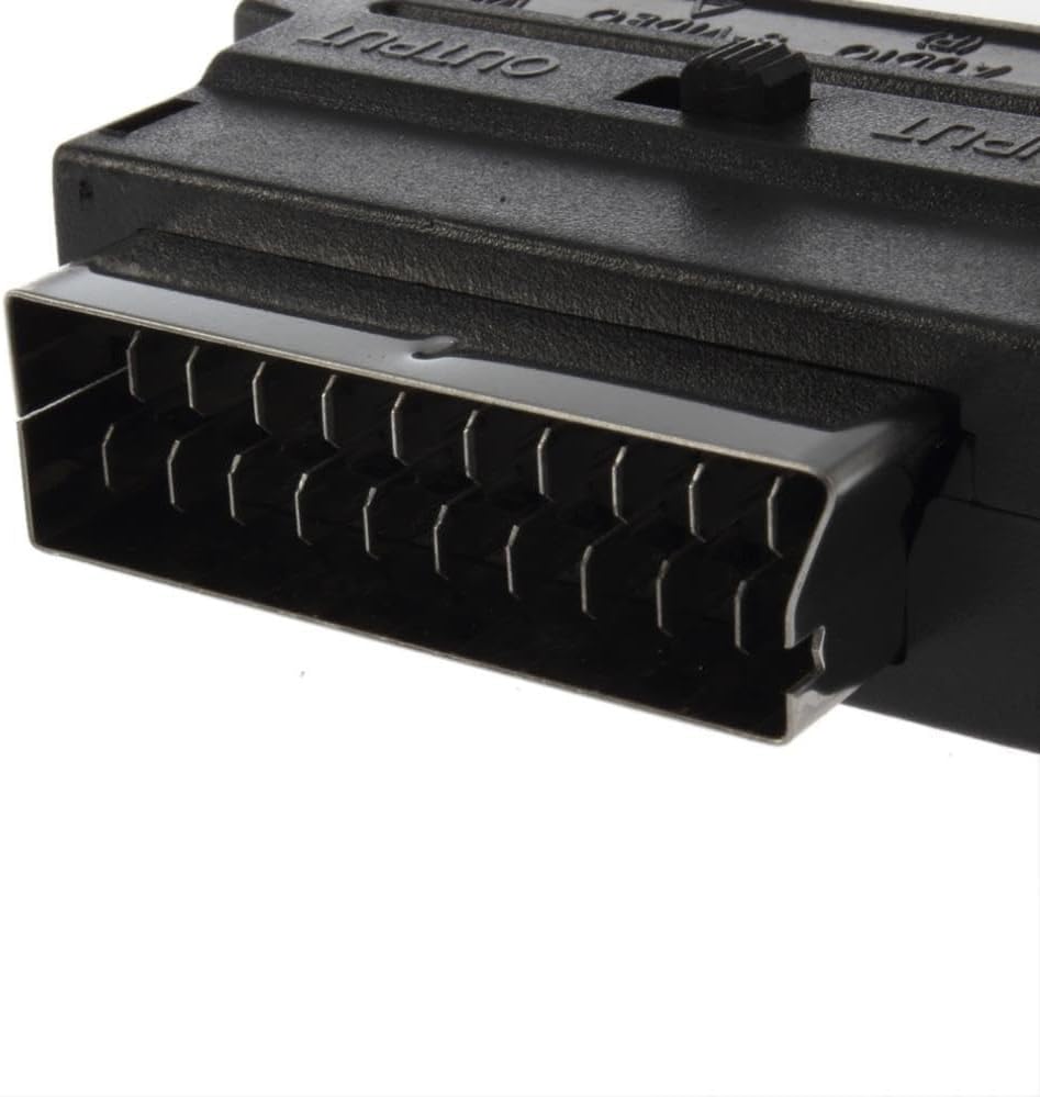 Scart To Rca Skart Tos Av Svideo Çevirici Set + Rca Kablo