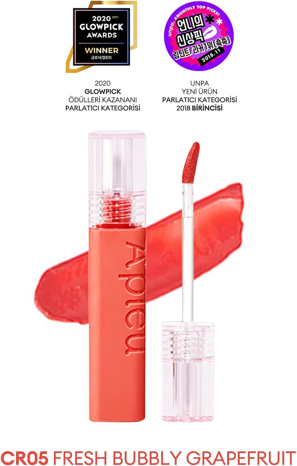 Uzun Süre Kalıcı Parlak Tint APIEU Juicy Pang Tint (CR05)
