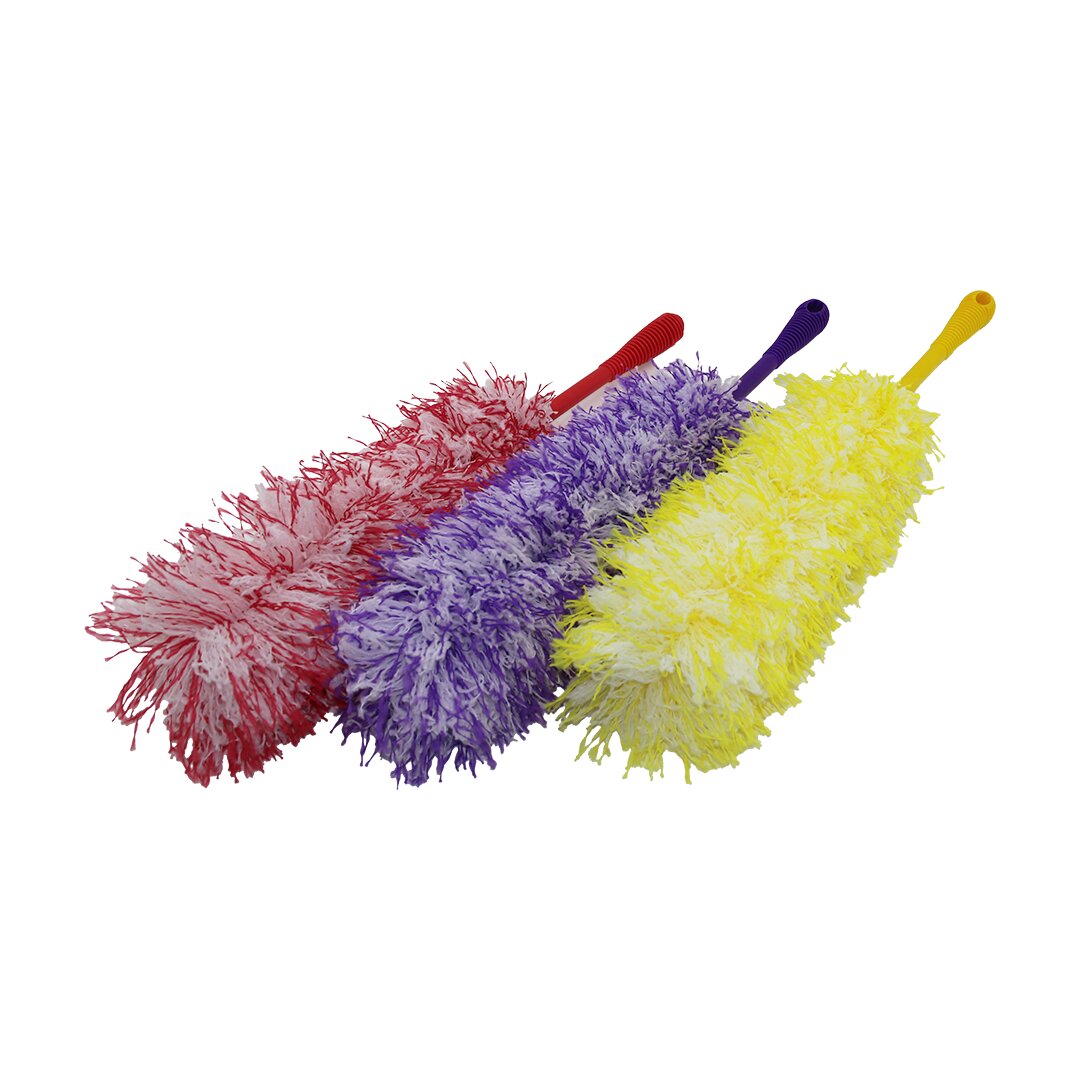 Renkli İp Toz Alma Püskülü PÜSKÜL=36 Cm + Renkli Plastik SAP=19CM = 55CM BRKT-910248