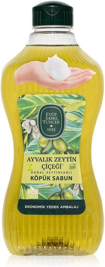 Eyüp Sabri Tuncer Doğal Zeytinyağlı Köpük Sabun Ayvalık Zeytin Çiçeği 1,5 Litre Pet Şişe
