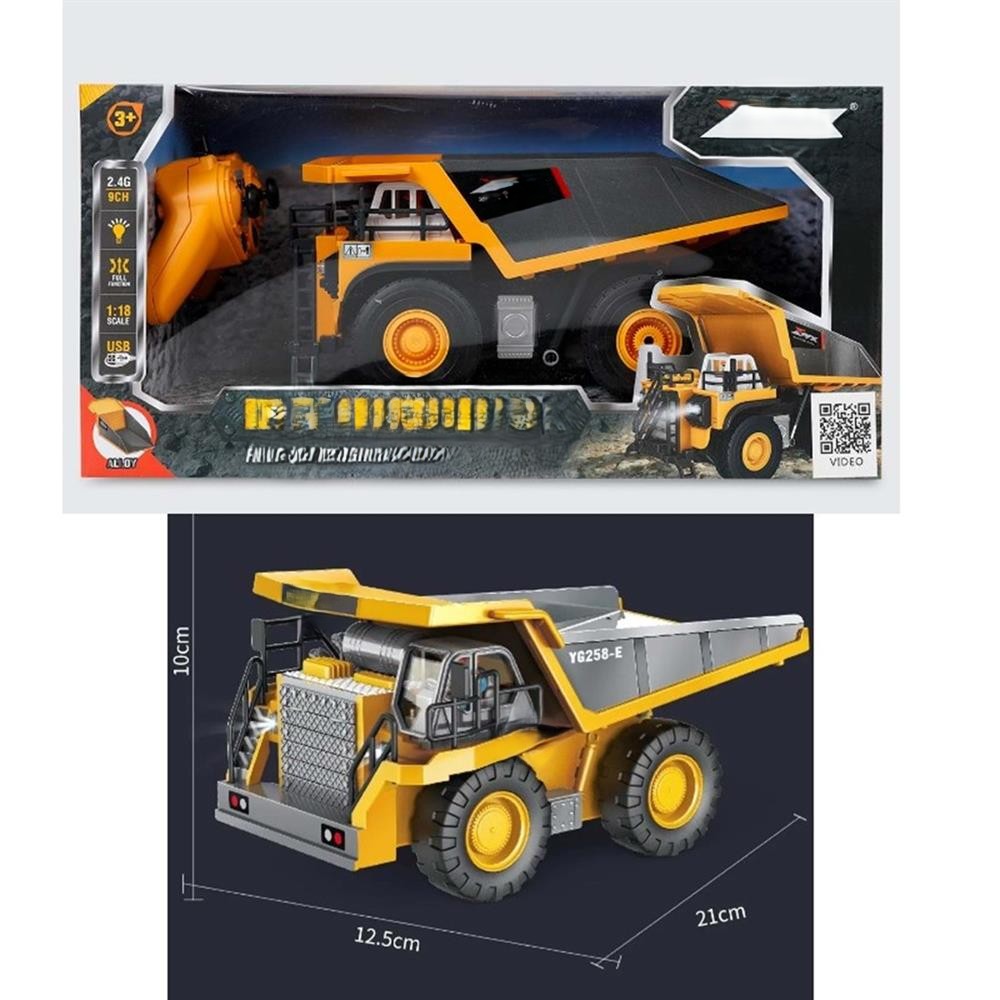 SH40378 1:18 9 Knl Alaşım Uza.kum. Dökme Kamyon