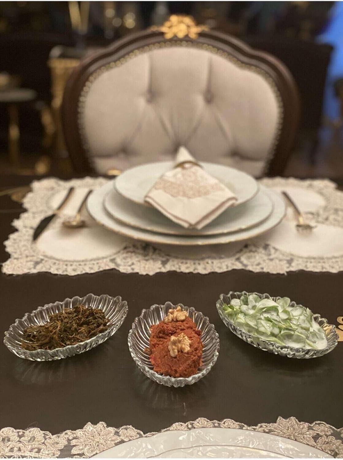 Paşabahçe 10545 Çerezlik Oval Küçük 3'Lü