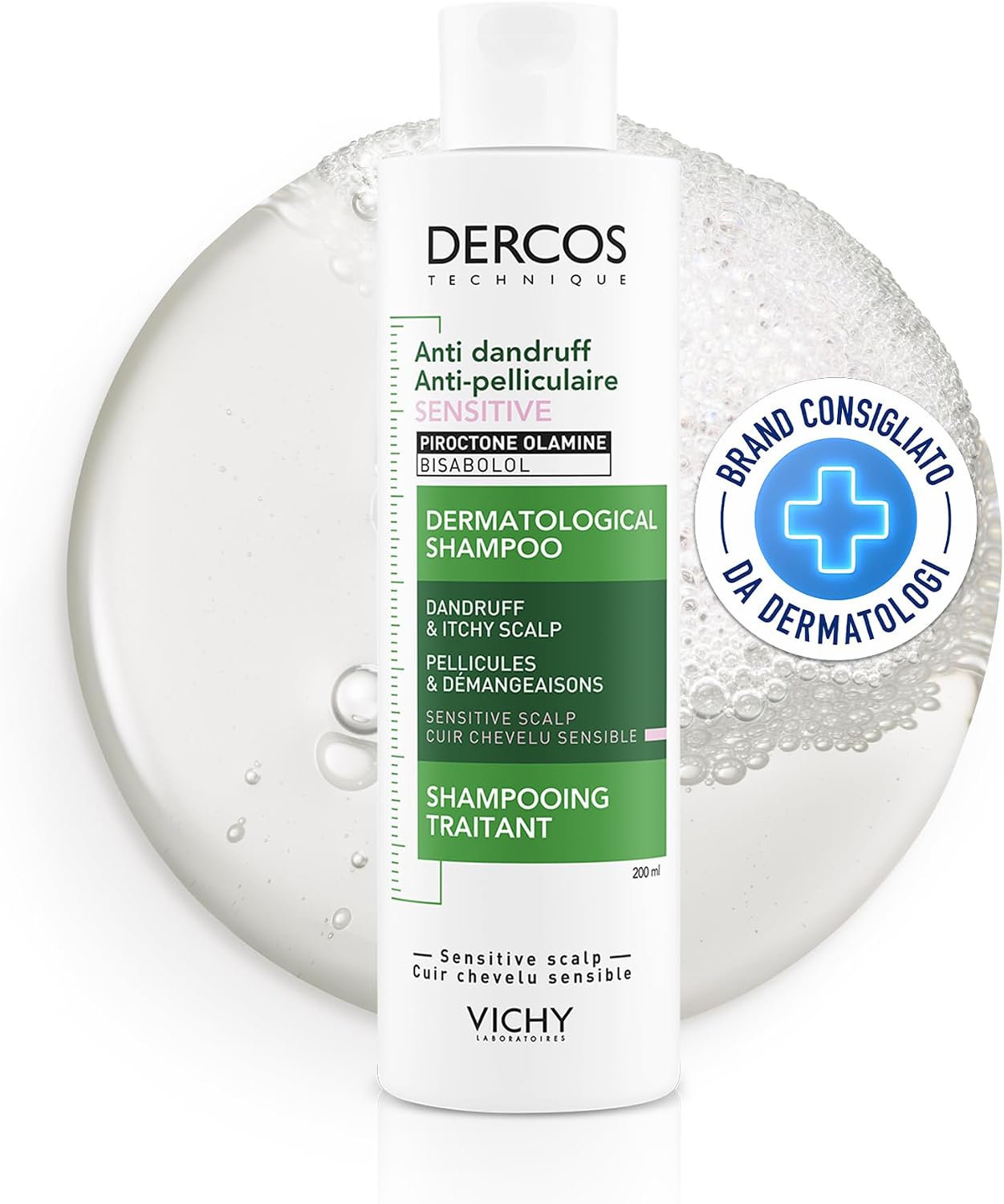Dercos Anti Dandruff Hassas Saç Derisi İçin Kepek Karşıtı Şampuan 200 ml