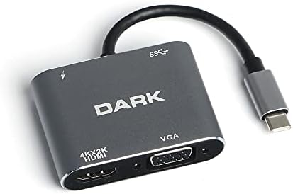 4in1 USB C to HDMI/VGA + USB3.0 + PD Dönüştürücü (DK-AC-U31XHDV)