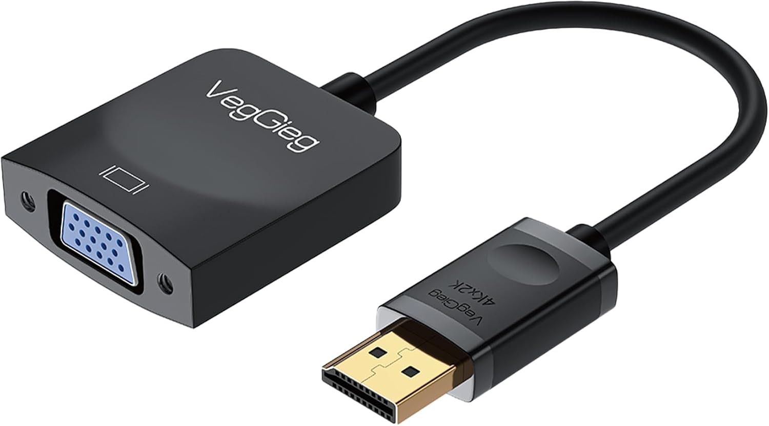 DisplayPort (DP) to VGA Full HD 1080P 60Hz Çevirici Dönüştürücü Adaptör