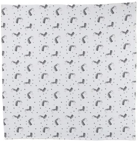 White Zebra Muslin Örtü