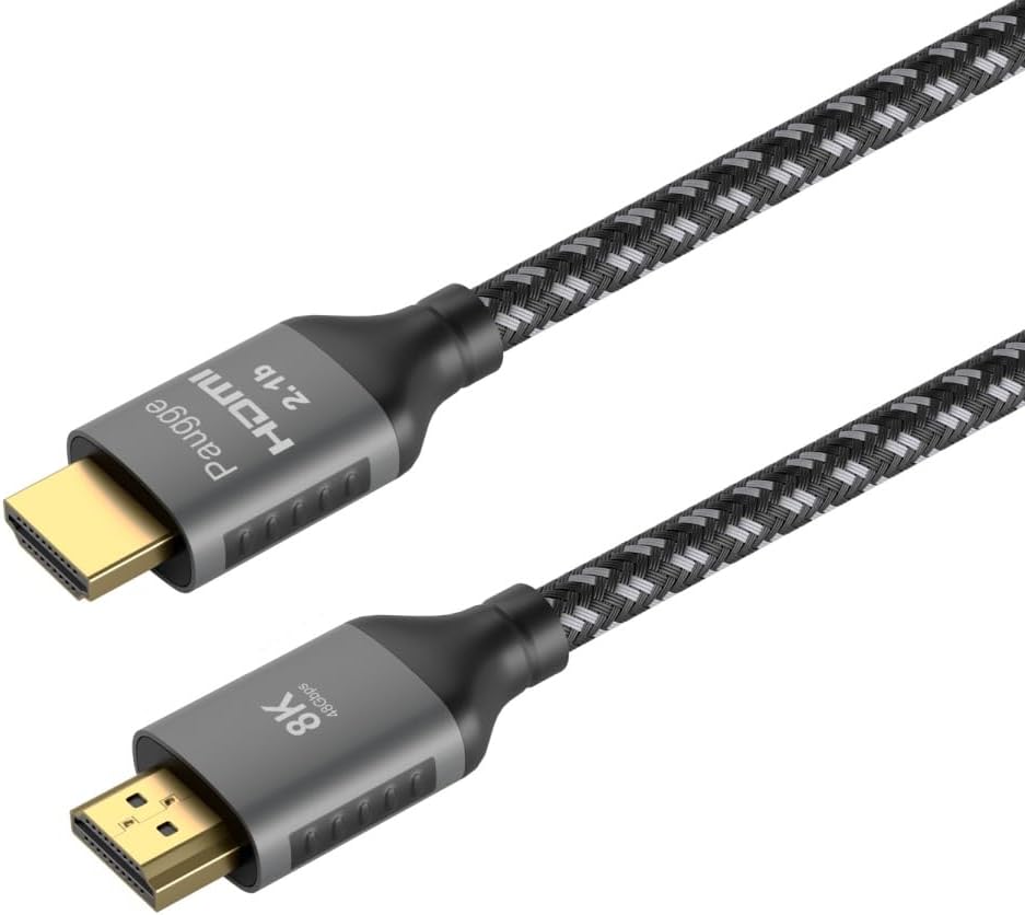 Ultra Sertifikalı HDMI® 2.1b Kablo - (2.1b/2.1/2.0b/2.0/1.4) 10K, 8K 60Hz, 4K 240Hz 165Hz 144Hz 120Hz 60Hz, eARC, HDCP2.3, HDR, D-HDR, Dolby Vision, Dolby Atmos (3m)