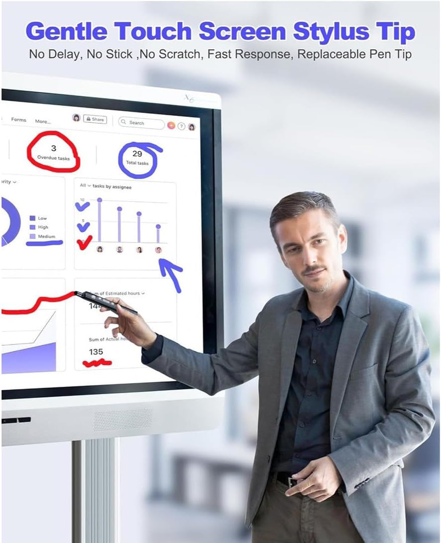 Wireless Telescopic Presentation 2.4G Kablosuz Sunum Kumandası, USB Alıcılı, Kırmızı İşaretleyici, Dokunmatik Kontrol, Teleskopik Tasarım, Şarjlı Sunum Pointer | SS232