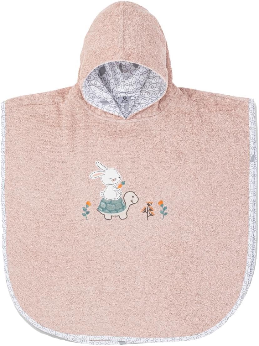 Hero Kahraman Kapüşonlu Havlu Bebek Çocuk Pançosu Bunny