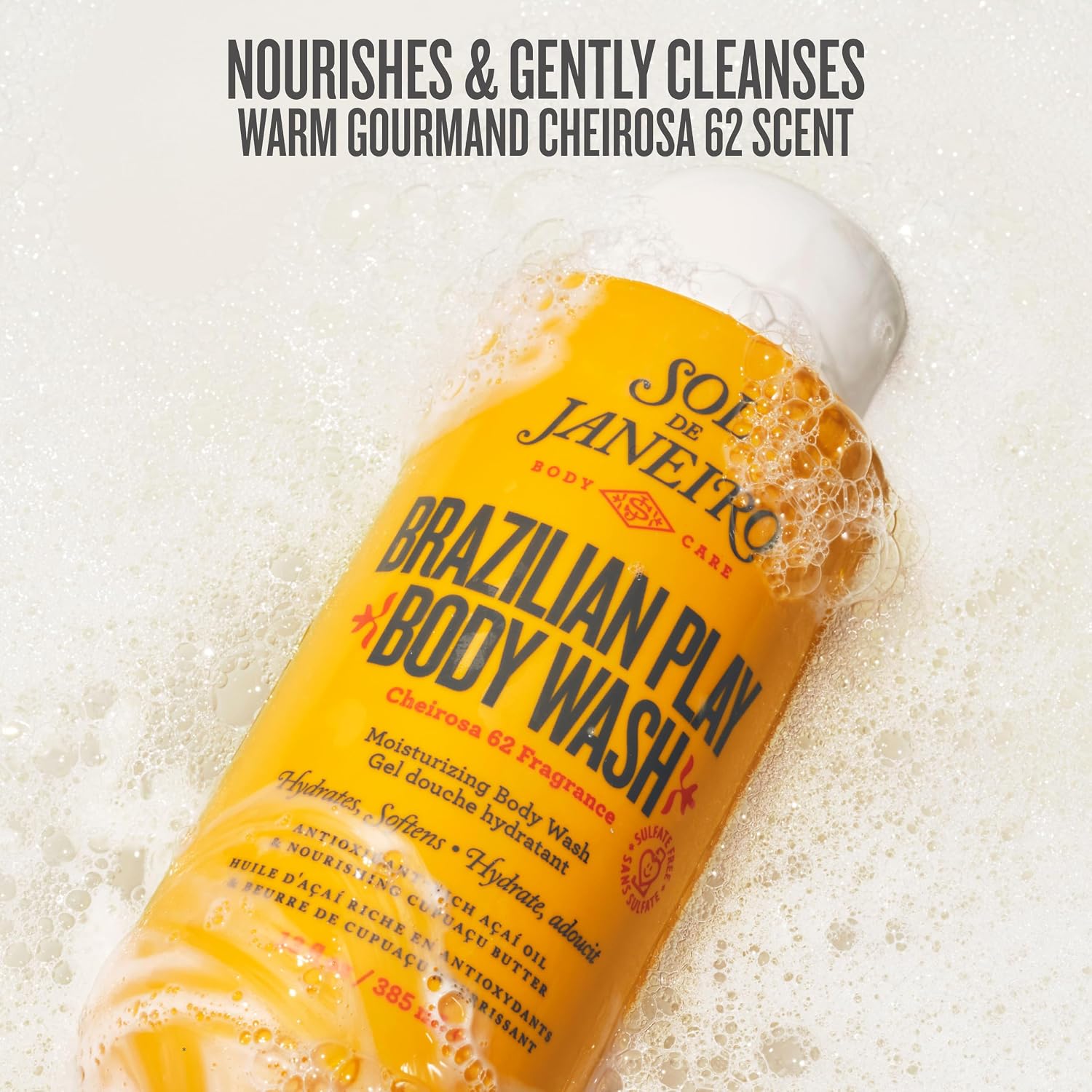 Brazilian Play Mousturizing Shower Cream-Gel 385 ml - Nemlendirici Duş Jeli