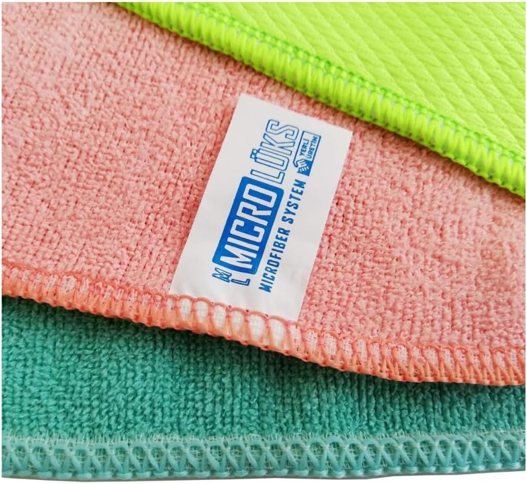 3’lü Mikrofiber Temizlik Bezi Seti – 2 Havlu + 1 Hamarat Bez | Yüksek Emici, İz Bırakmayan Mikrofiber Set