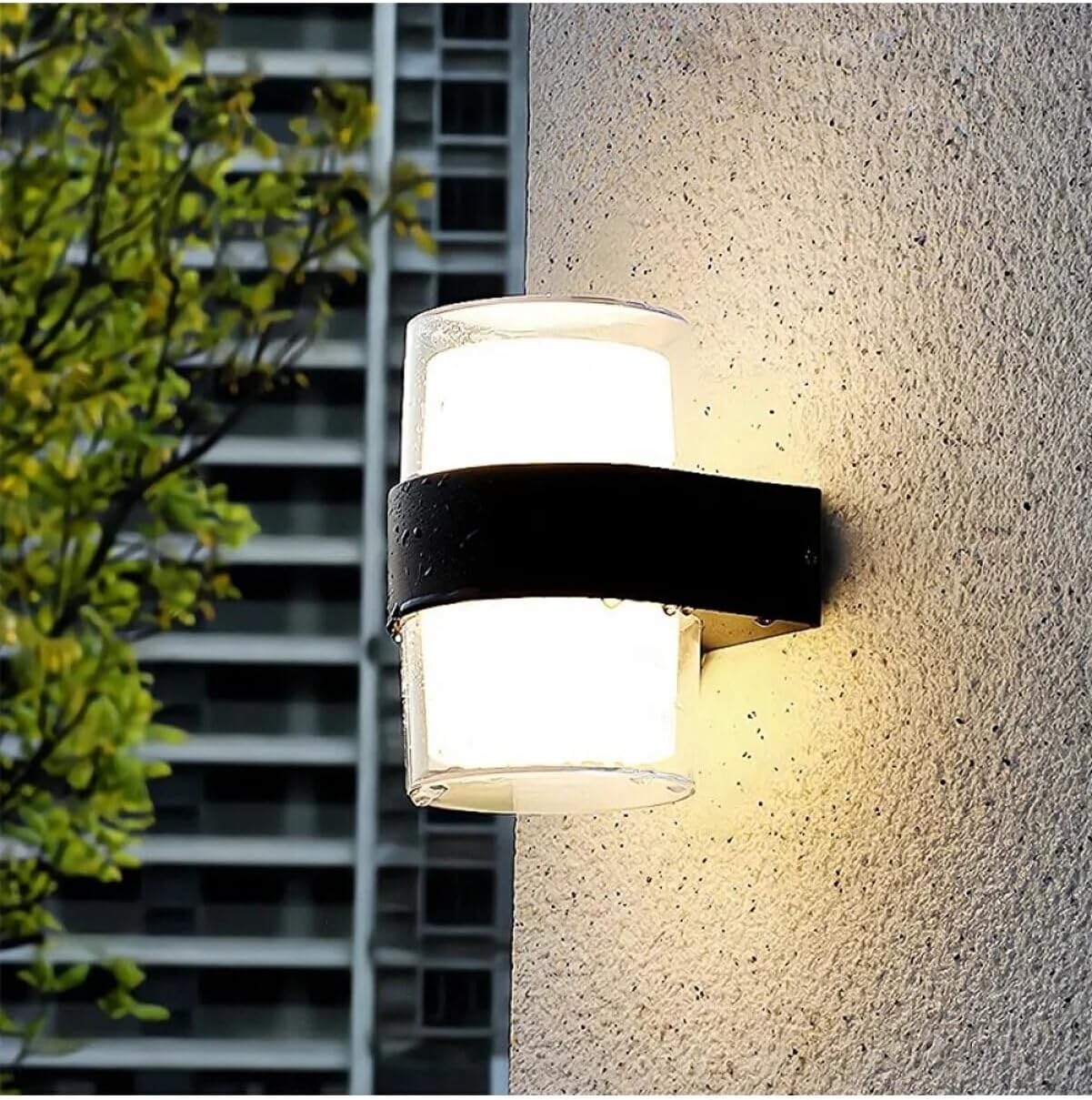 Silindir Led Aplik 12 Watt Gün Işığı 3200k İç Mekan Ve Dış Mekan Cata Bora Led Aplik Ip54