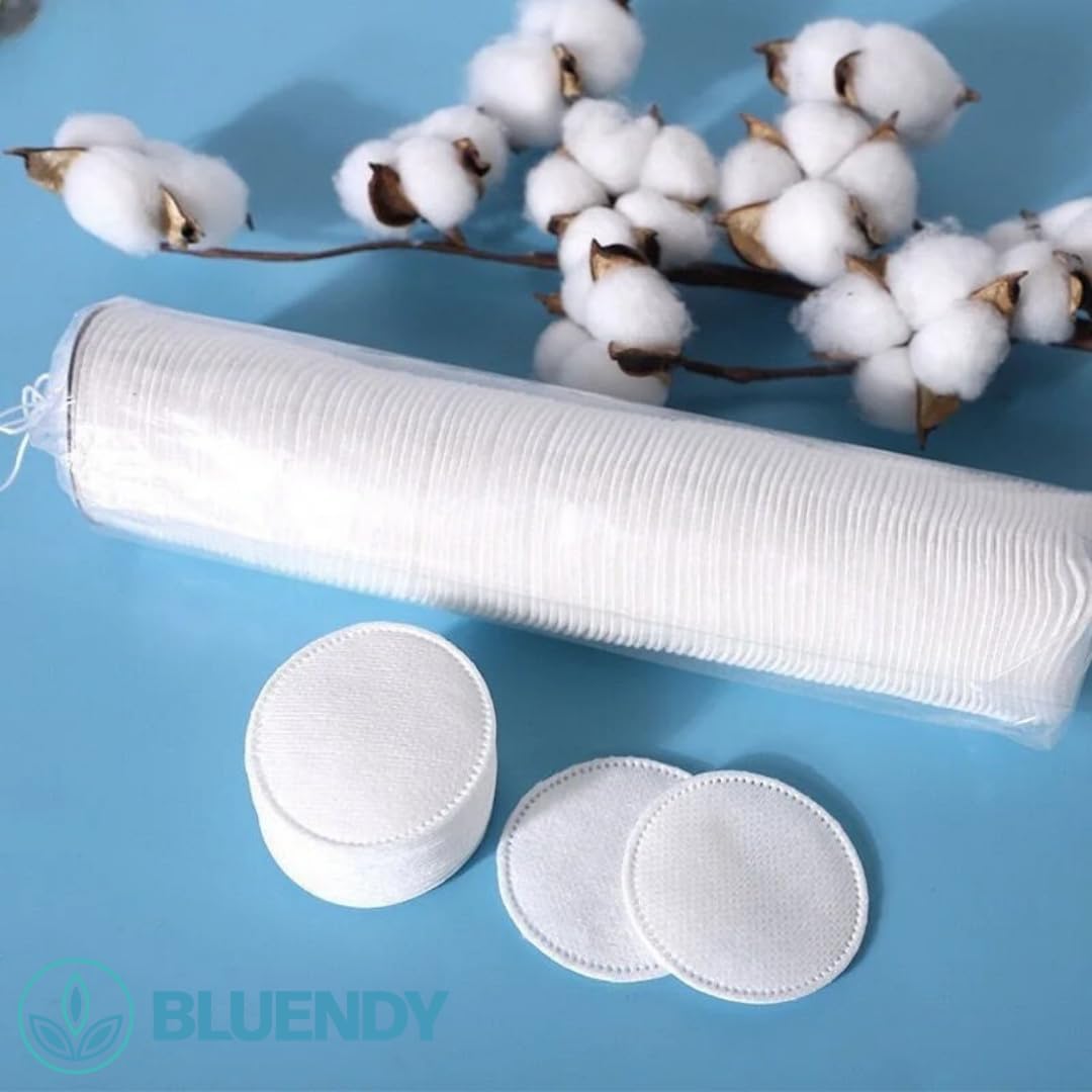 100 Adet Yuvarlak Makyaj Temizleme Pamuğu -%100 Saf Premium Kalite Disk Pamuk, Fondöten ve Makyaj Çıkarma Pedi, Tüy Bırakmaz, Yumuşak ve Taşınabilir (M, Adet, 100)