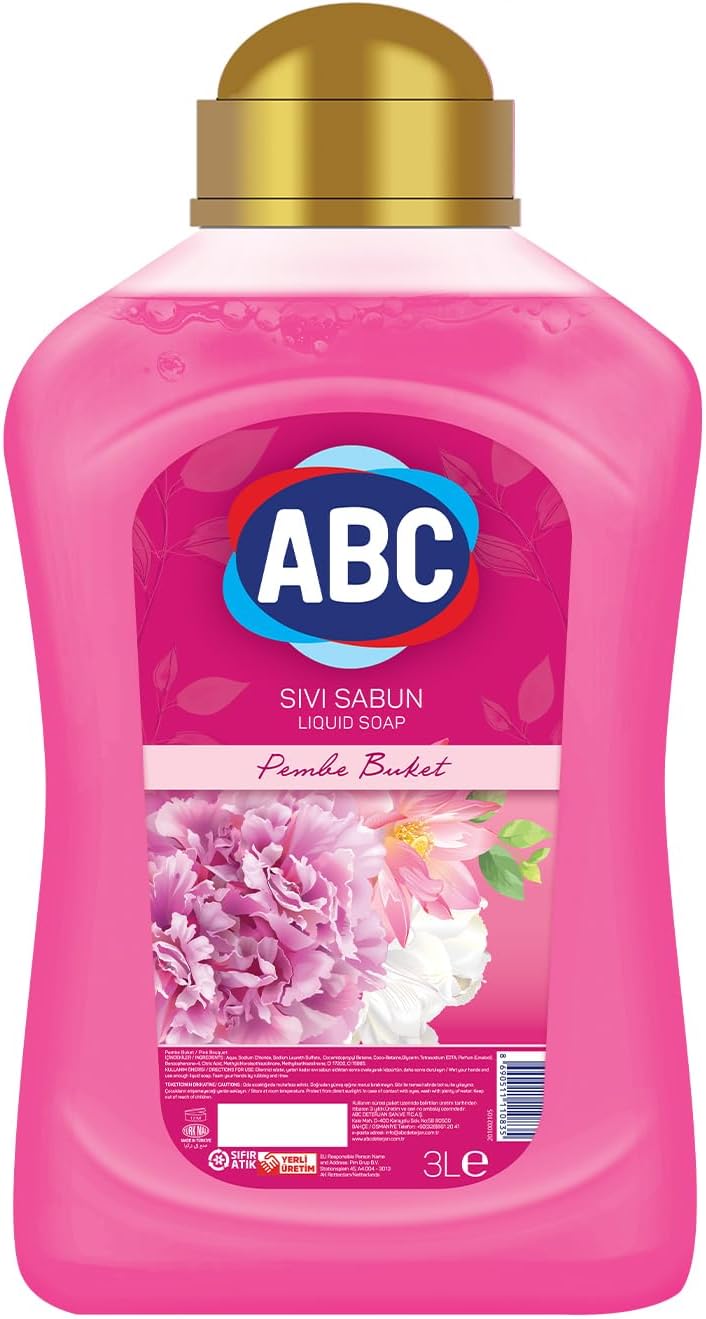 Sıvı Sabun Pembe 3 L