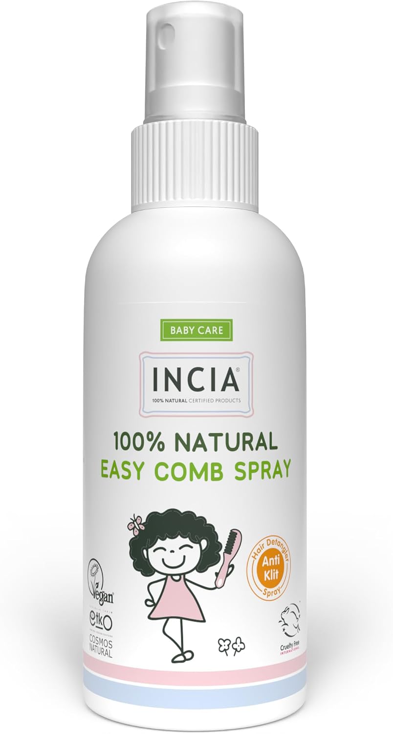 %100 Doğal Kolay Tarama Spreyi Çocuklar İçin Nemlendirici Parlaklaklaştırıcı Anti Klit 100 ml