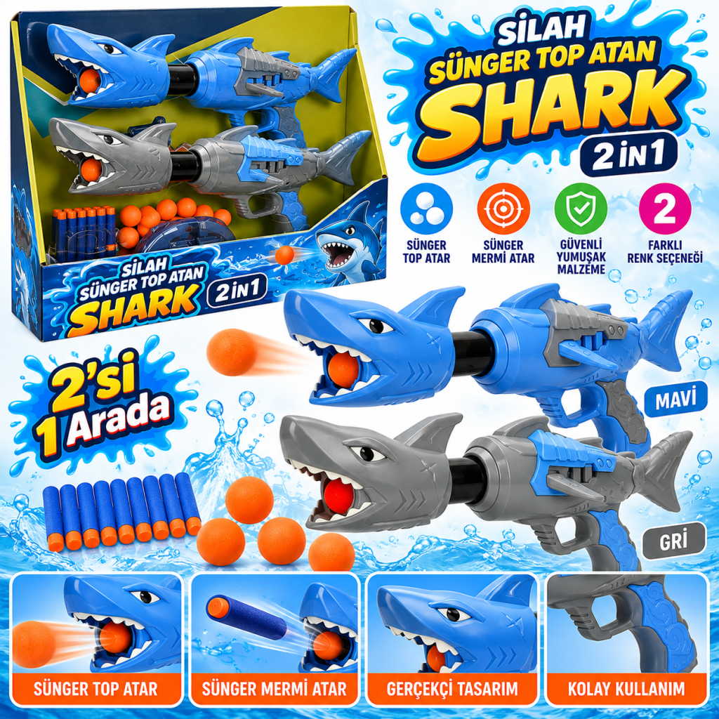 S. Sünger Top Atan Shark 2İN 10TOP