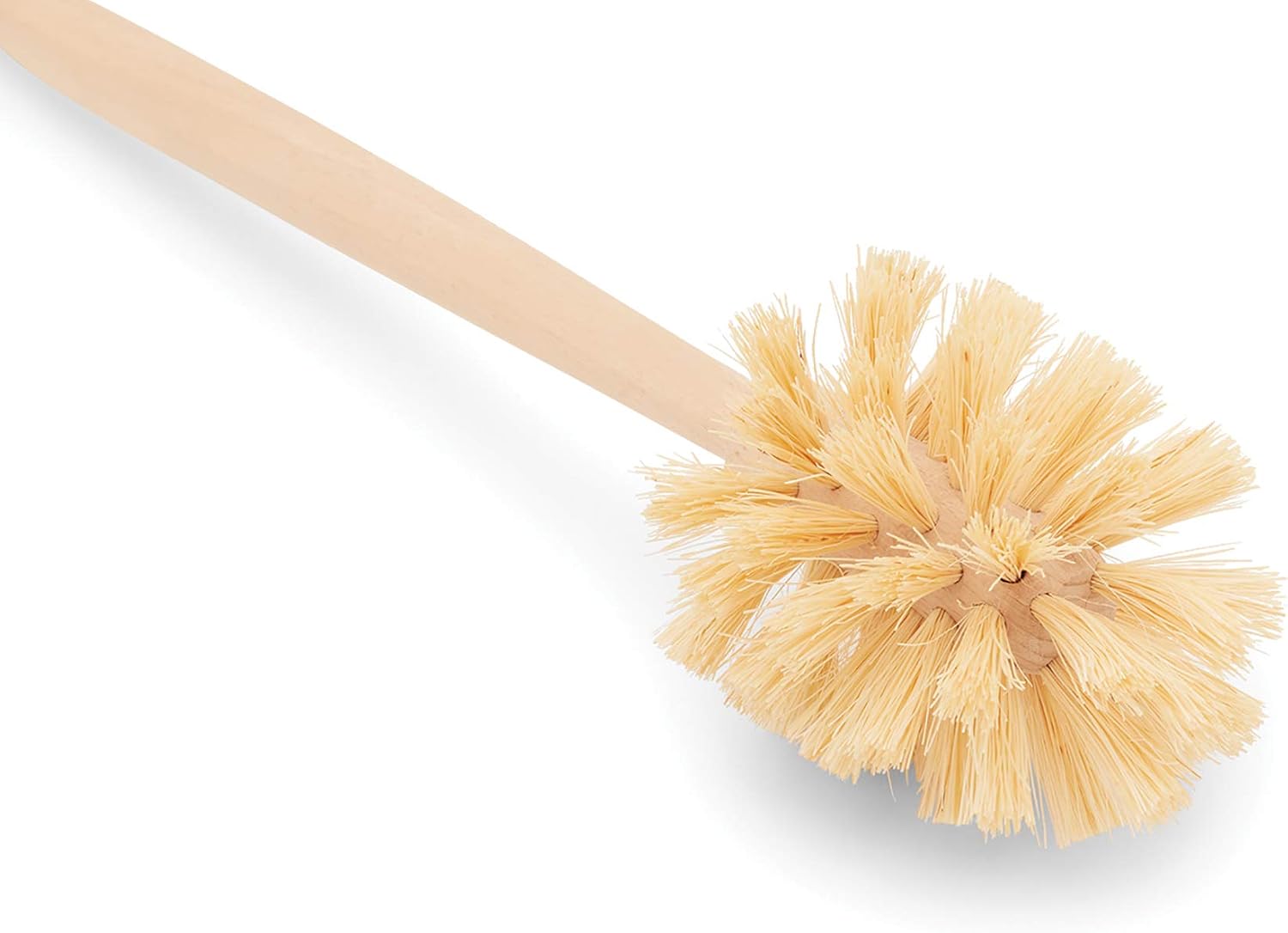 Tilki 48742 8.5"Doğal At Eşarka Şişe Fırçası, Ahşap