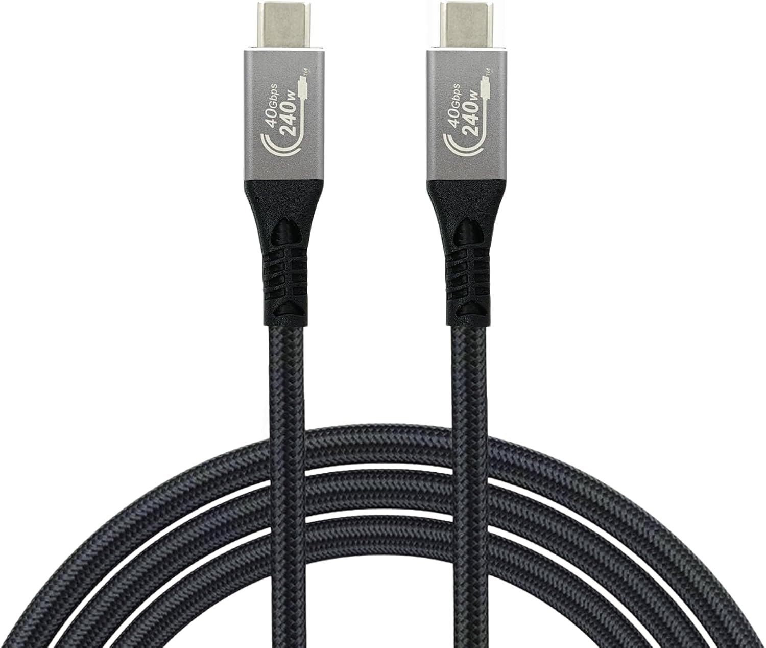 USB 4 Hızlı Şarj, Data ve Görüntü Aktarım Kablosu - Type USB C Thunderbolt 4/3 Uyumlu, USB 4, 40Gbps Veri Aktarım, 240W Şarj Gücü, 8K 60Hz, 4K 144Hz / 120Hz / 60Hz, HDR (1 Metre)