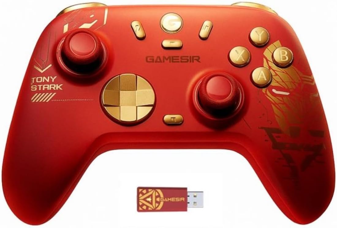 Nova 2 Lite Hall Effect 2.4g Wireless Controller Iron man Edition Switch 2, Windows PC, Android,Ios