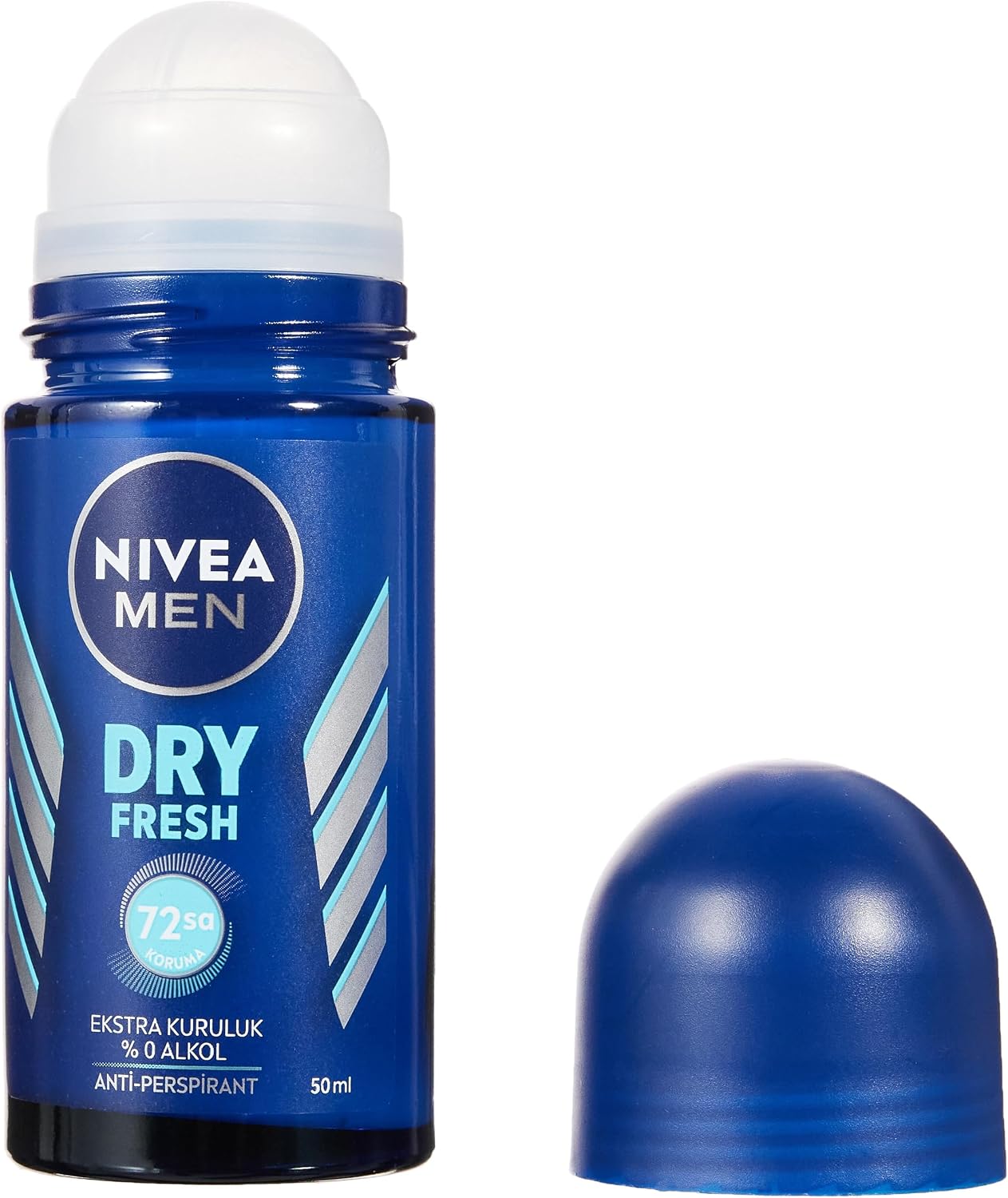Men Erkek Roll On Deodorant Dry Fresh 72 Saat Anti-Perspirant Koruma, Ekstra Kuruluk, 50 ml