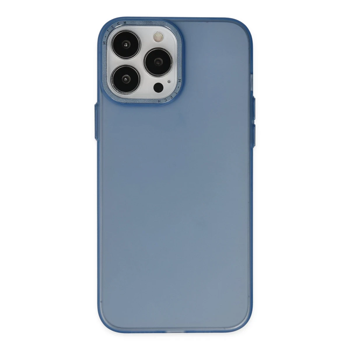 Apple iPhone 14 Pro Kılıf Modos Metal Kapak - Lacivert
