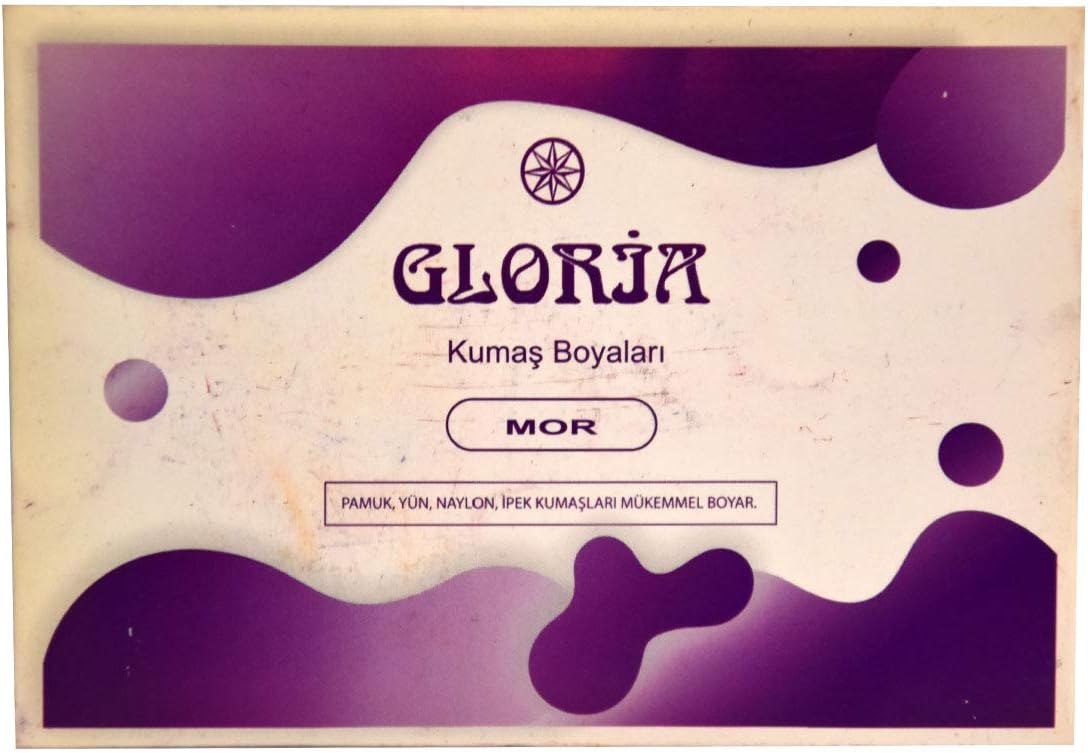 Kumaş Boyası Mor 10 Gr Paket