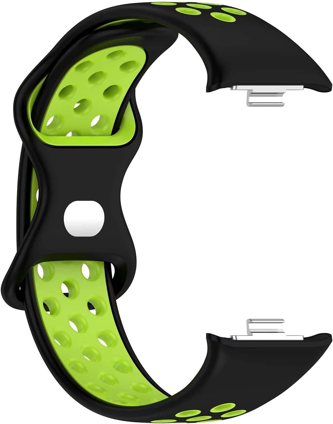 Xiaomi Redmi Watch 5 Rainbow Gently Band Kordon Beyaz Siyah [Redmi Watch 5 ile Uyumlu Kordon - Beyaz - Siyah]