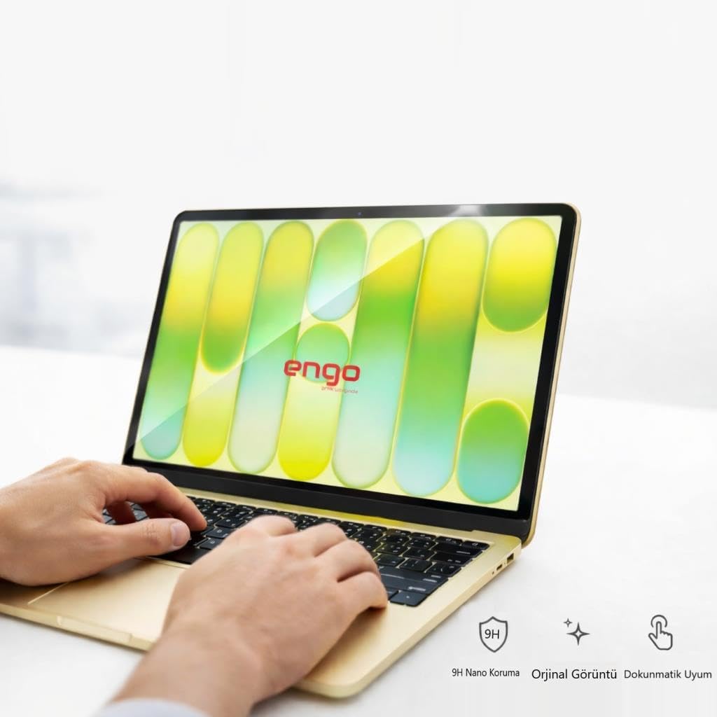 Apple Macbook Neo 13 İnç İle Uyumlu Ekran Koruyucu Notebook, 9h Temperli Kırılmaz Esnek Nano Cam, Çizilmeye Ve Darbeye Dayanıklı Laptop Koruma, Hd Şeffaf A3404