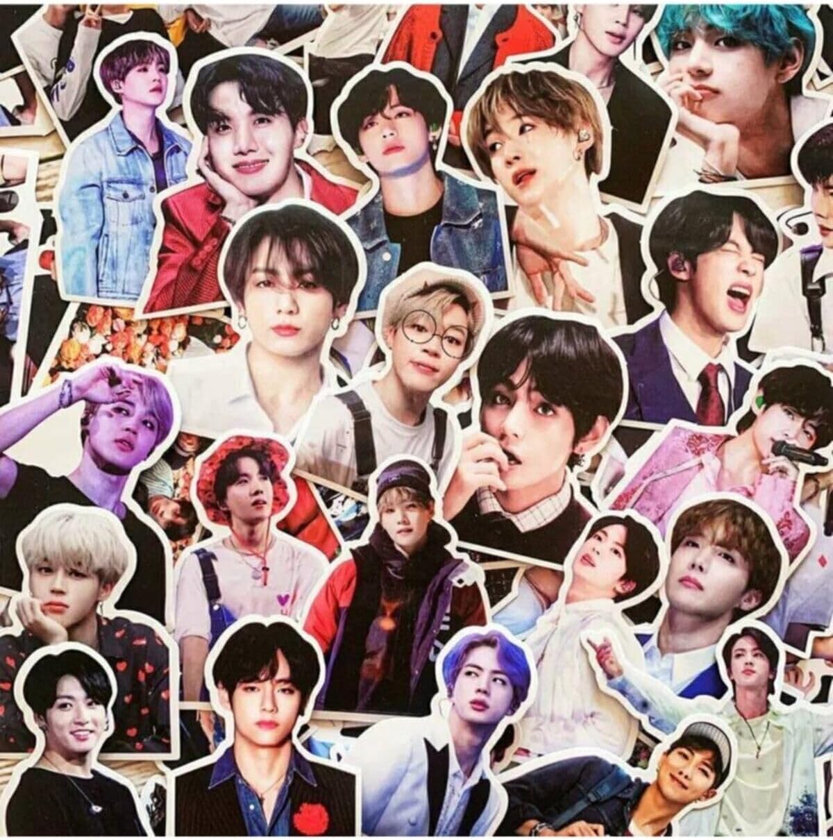 Bts Baskılı 100'Lü Sticker Seti