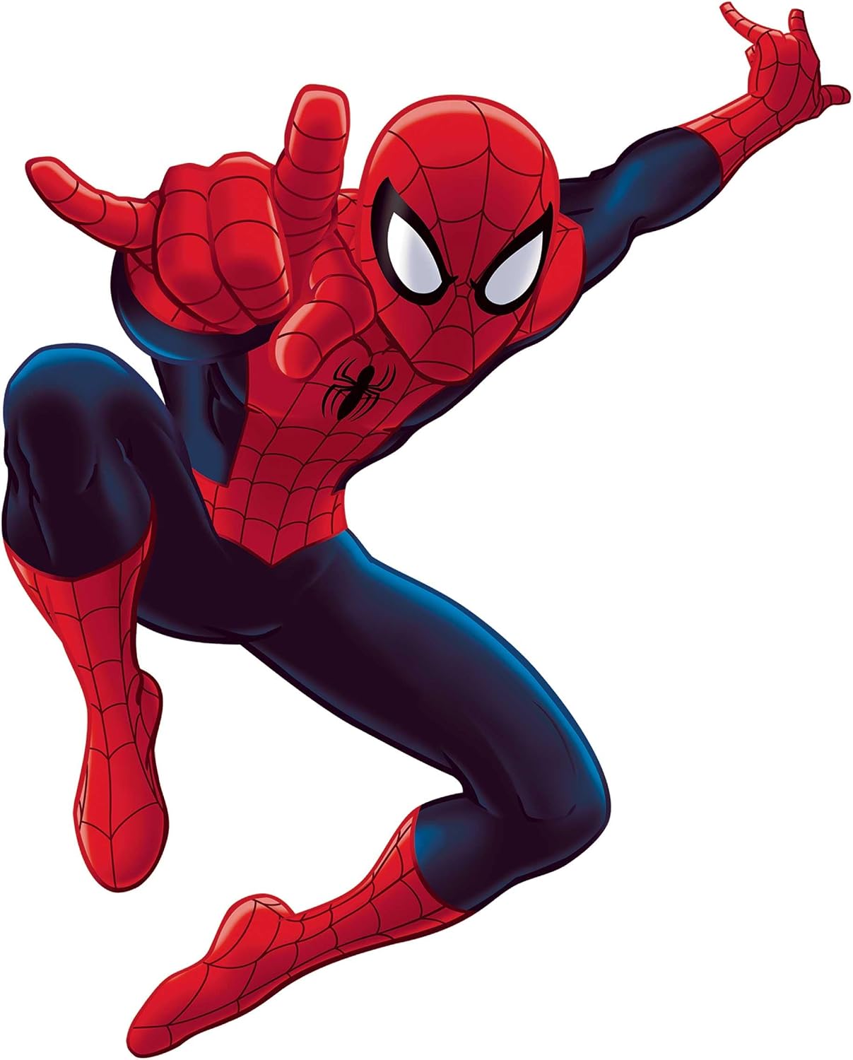 RMK4831GM Ultimate Spider-Man Peel and Stick Duvar Çıkartmaları, Kırmızı, Mavi, Sarı