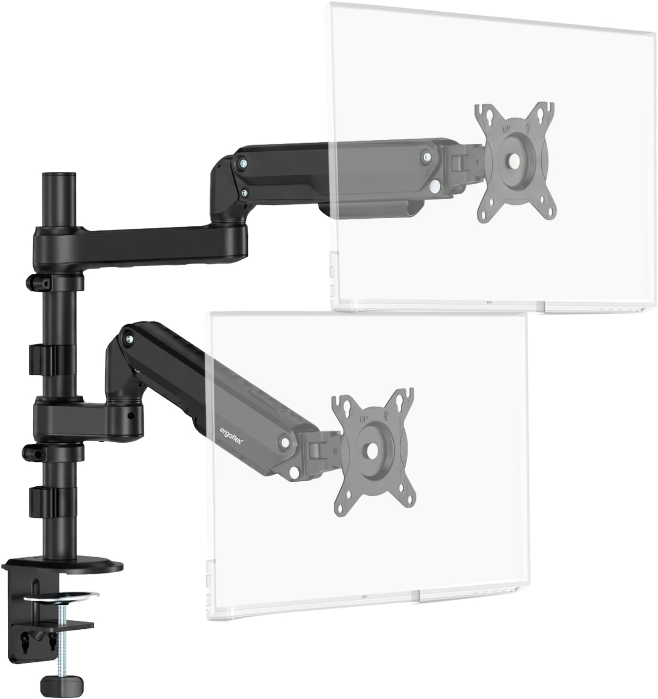 EF S16 Çift Kol 17-32 inch Uyumlu Amortisörlü 2-9 kg Monitör Standı 2026 Versiyon