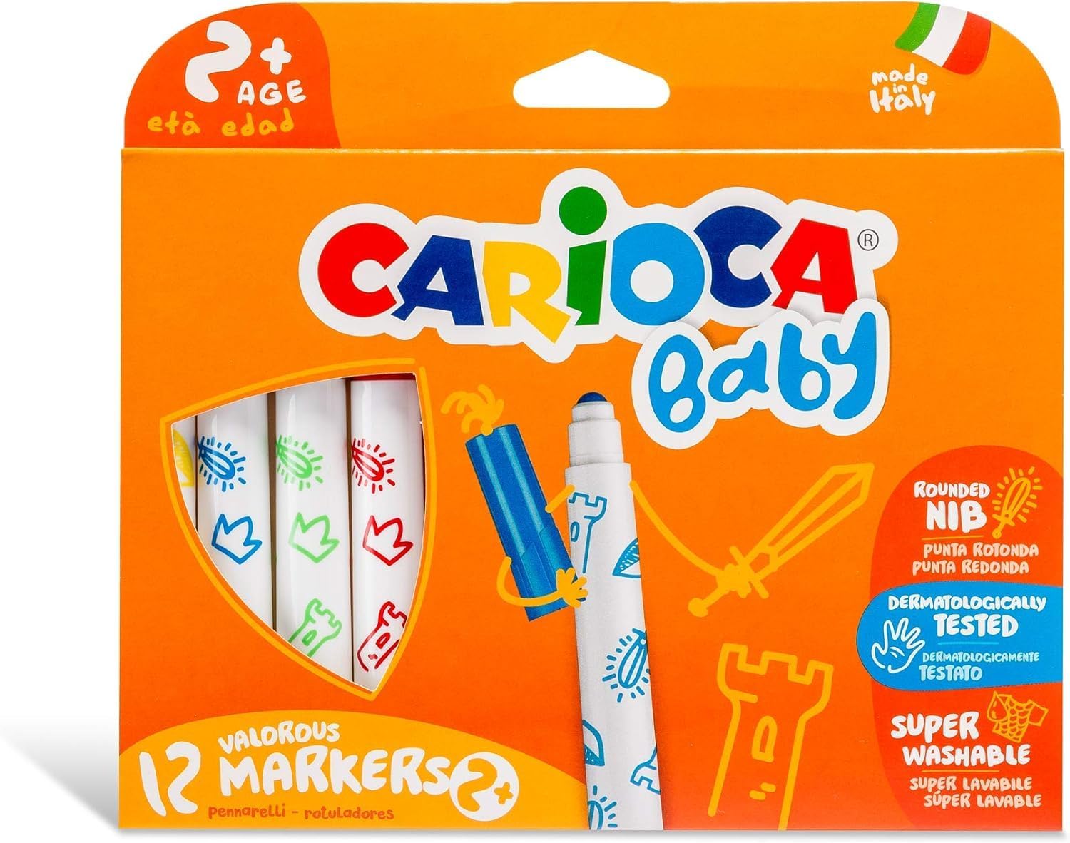 12 RENK BABY JUMBO KEÇELİ KALEM 42814