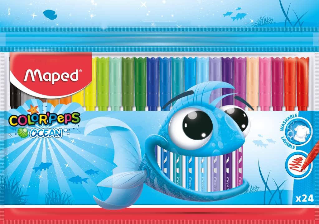 845722 COLOR PEPS OCEAN 24 RENK KEÇELİ KALEM