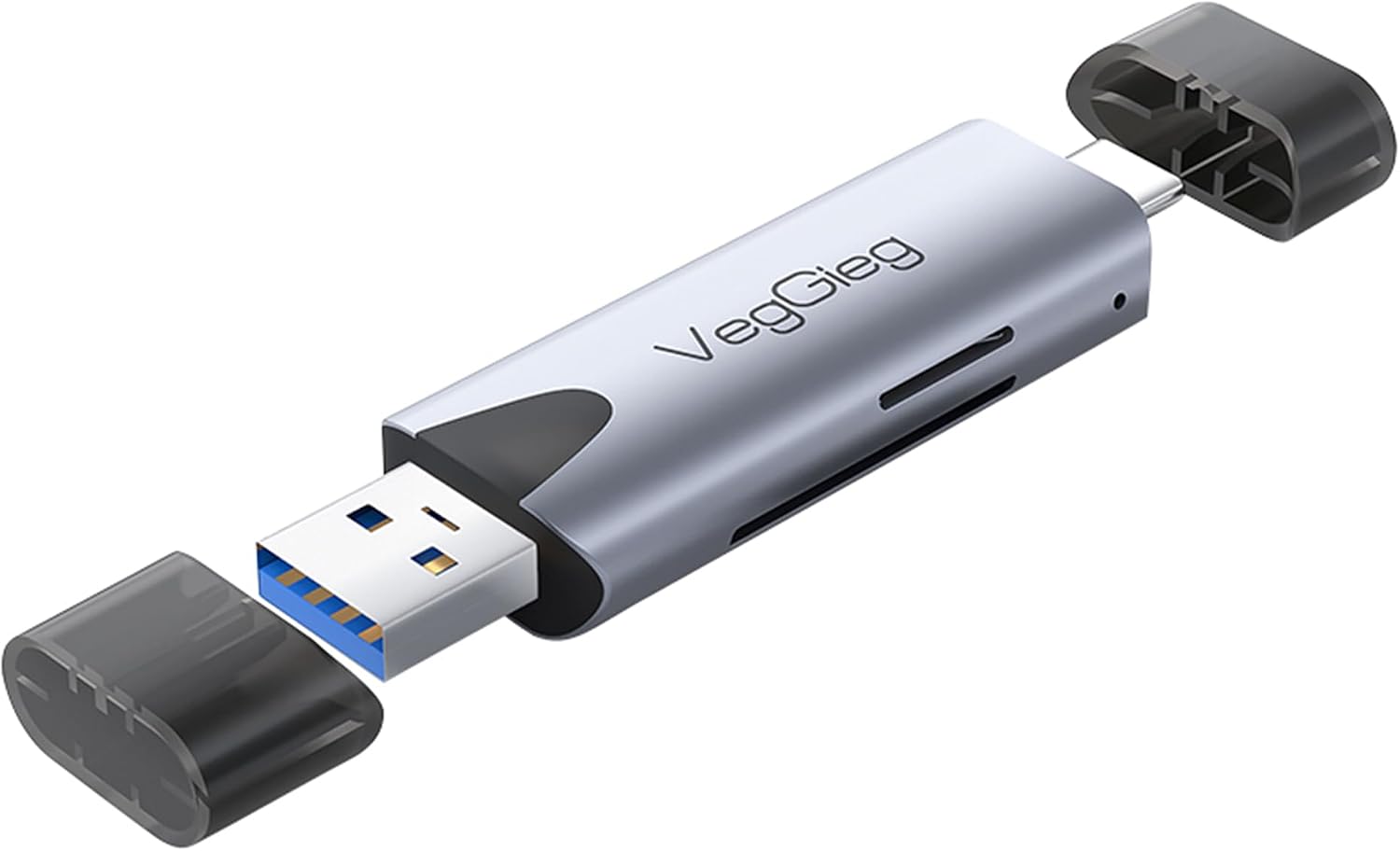 Type-C ve USB 2.0 SD-MicroSD TF Kart Okuyucu