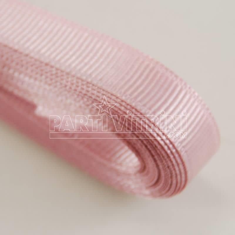 Pembe Grogren Kurdela 1 Cm. X 10 Metre