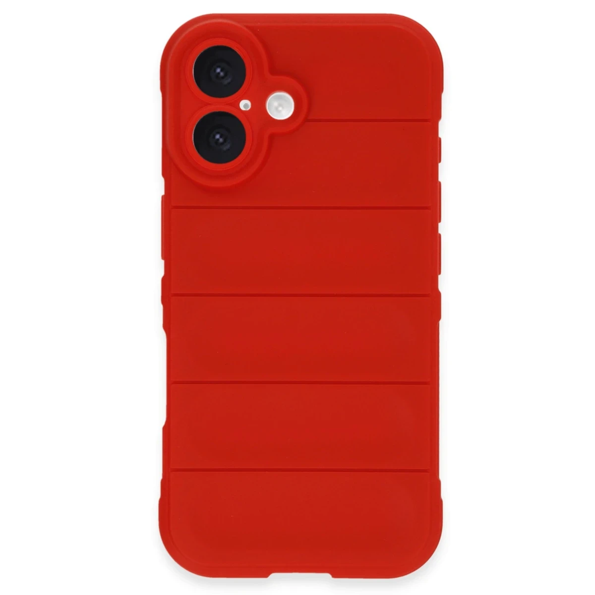 Apple iPhone 16 Plus Kılıf Optimum Silikon - Kırmızı