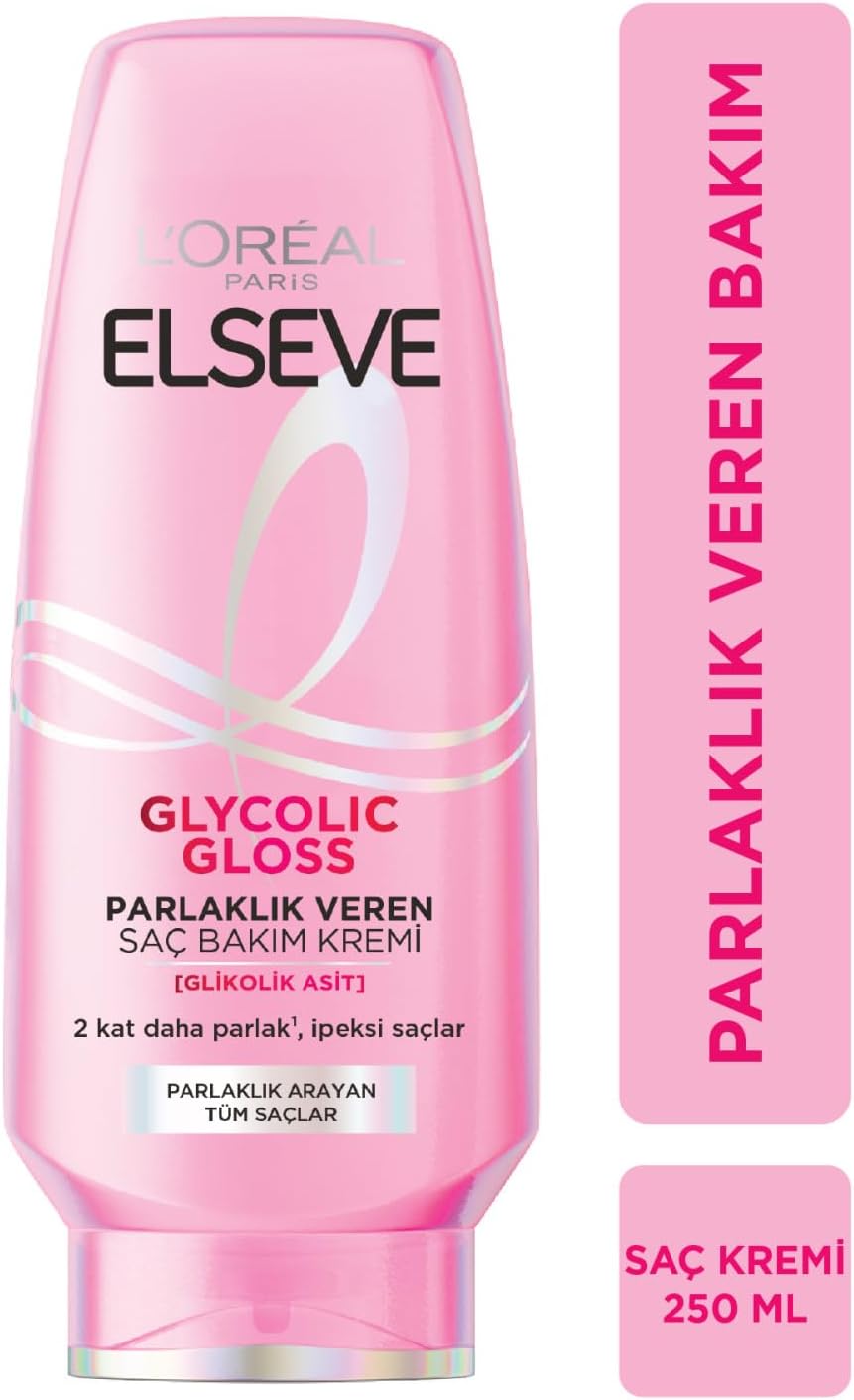 Elseve Glycolic Gloss Parlaklık Veren Saç Bakım Kremi 250ml