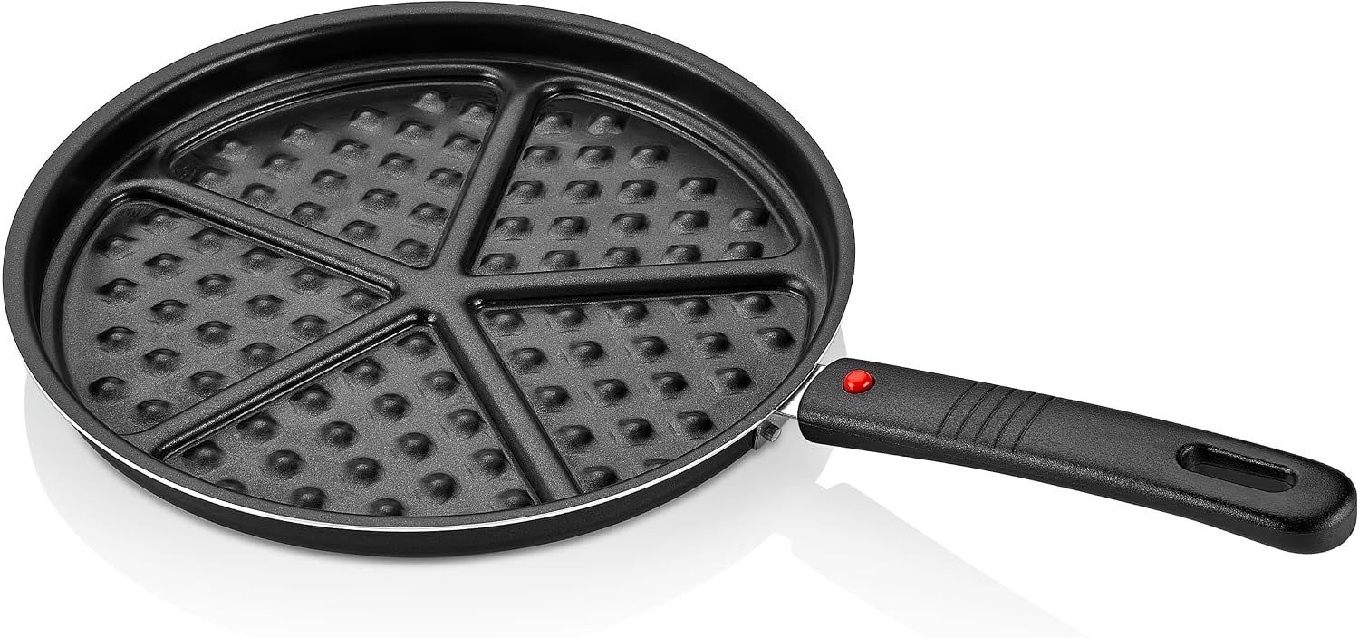 Redio Waffle Tava,%100 Alüminyum Gövde, 26 cm