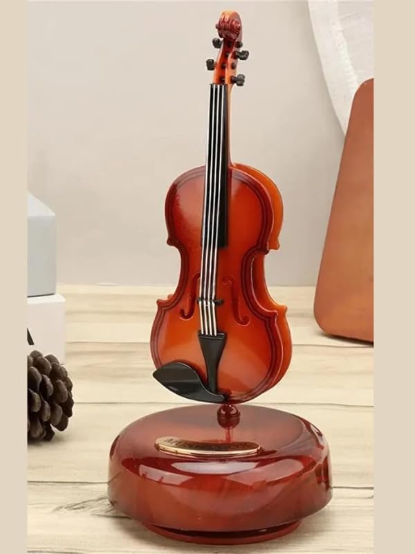 Hareketli Keman Müzik Kutusu - Nostaljik Keman Müzikli Dönence